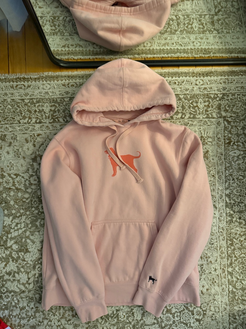 The Black Dog Hoodie - Light Pink